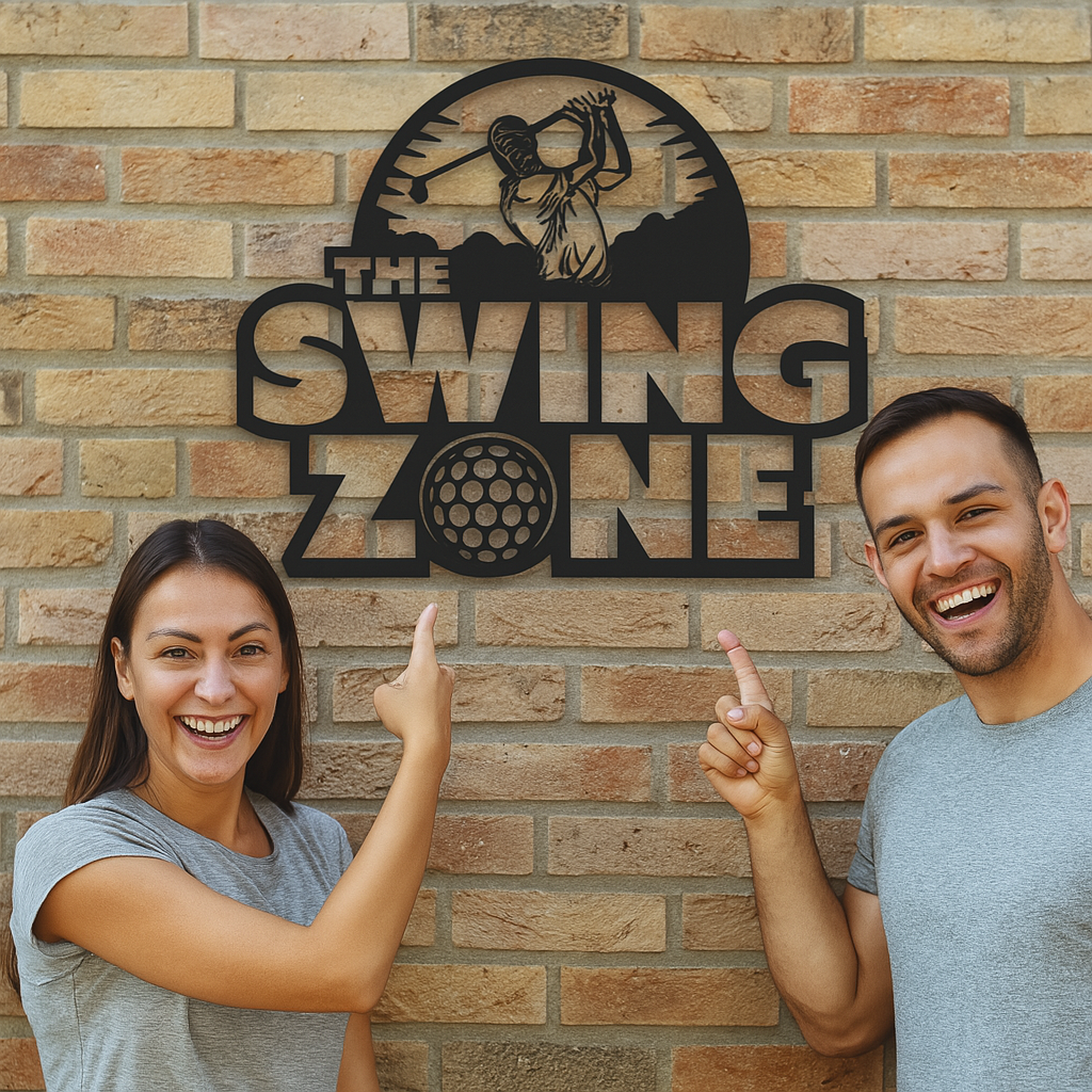 The Swing Zone- Metal Wall sign for Swingers