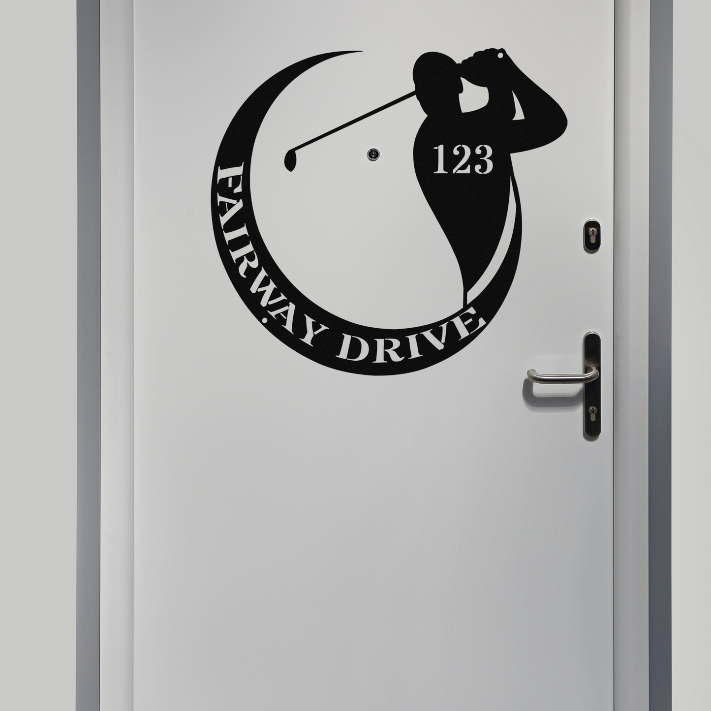 Fairway drive-personalized address sign
