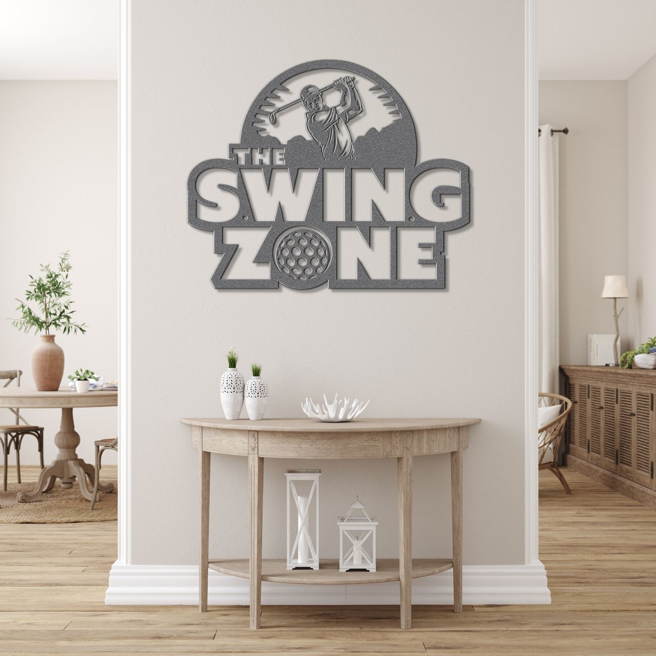 The Swing Zone- Metal Wall sign for Swingers