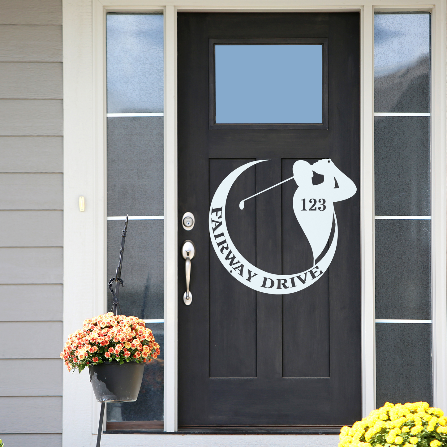 Fairway drive-personalized address sign