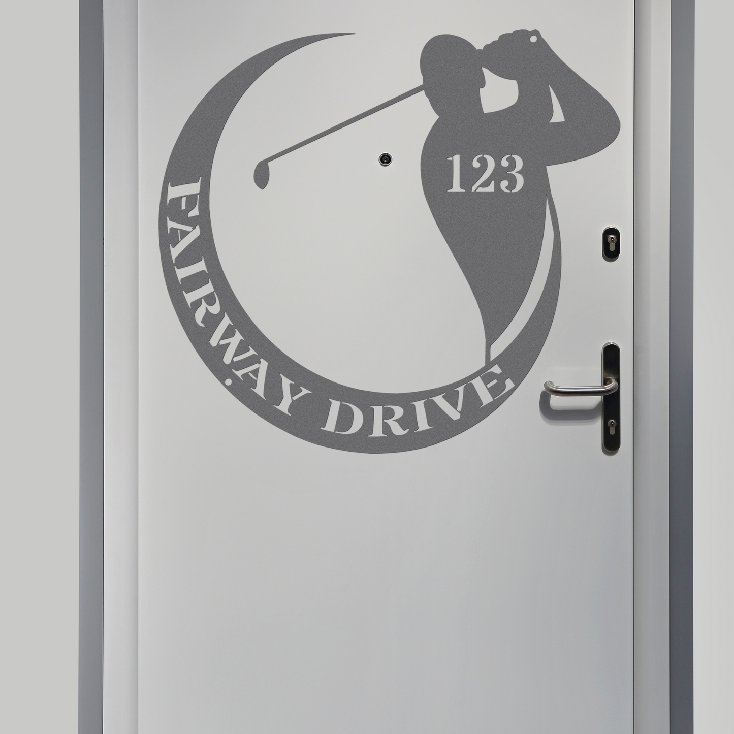 Fairway drive-personalized address sign