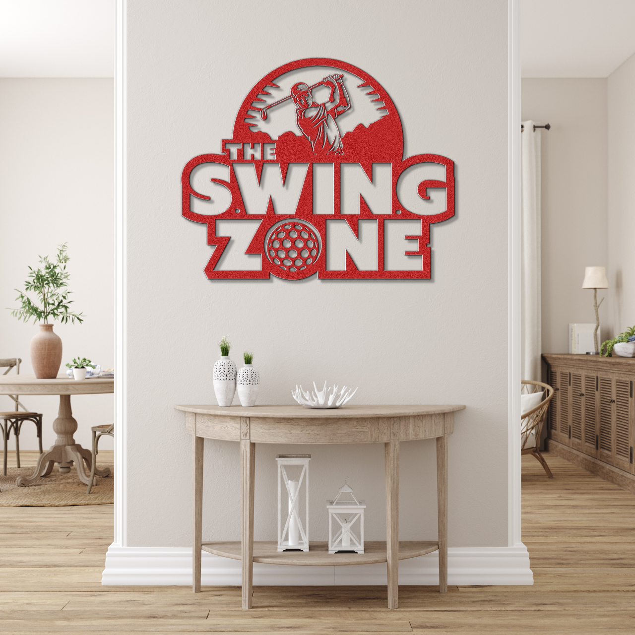 The Swing Zone- Metal Wall sign for Swingers