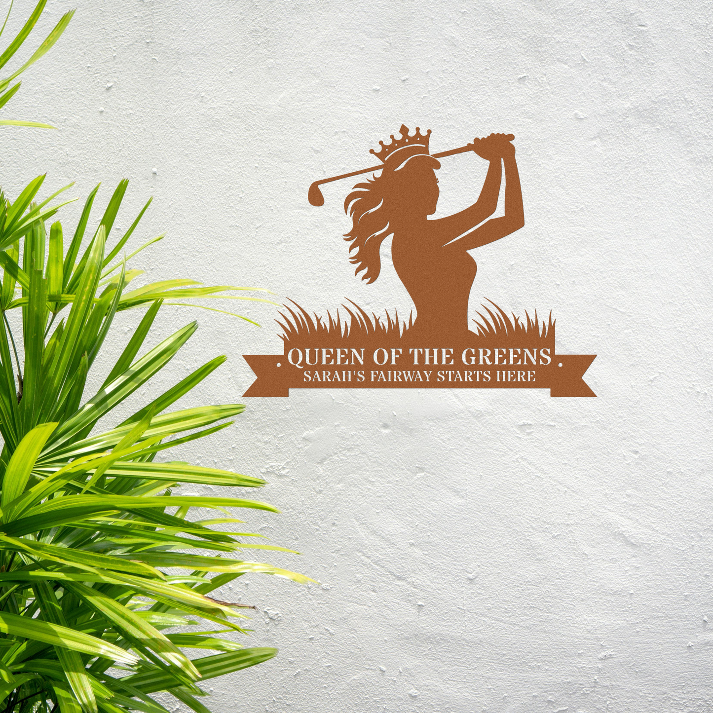 Sarah's Fairway-Personalized Metal sign