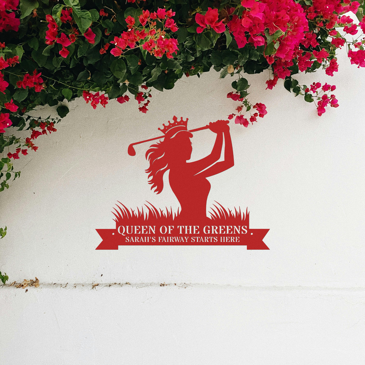 Sarah's Fairway-Personalized Metal sign
