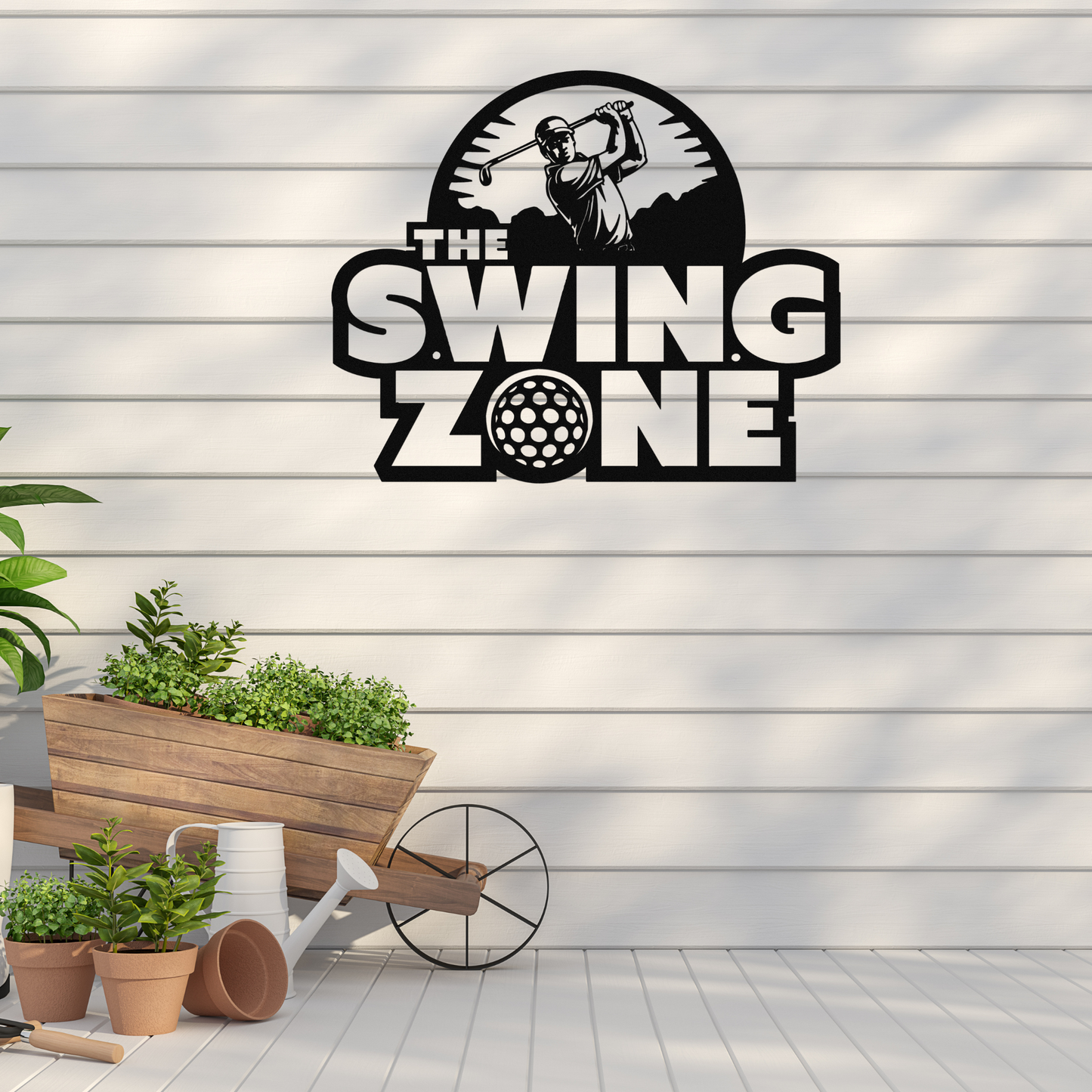 The Swing Zone- Metal Wall sign for Swingers