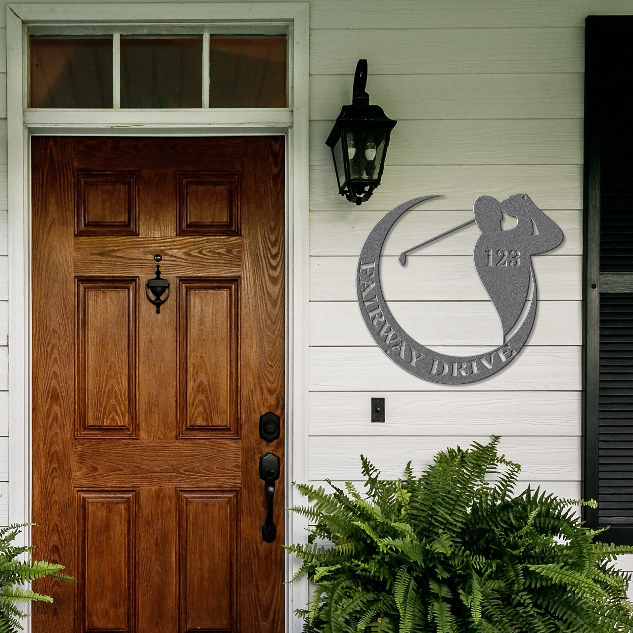 Fairway drive-personalized address sign