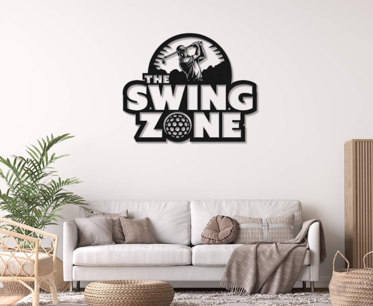 The Swing Zone- Metal Wall sign for Swingers