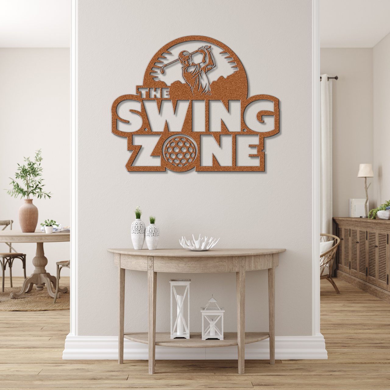 The Swing Zone- Metal Wall sign for Swingers