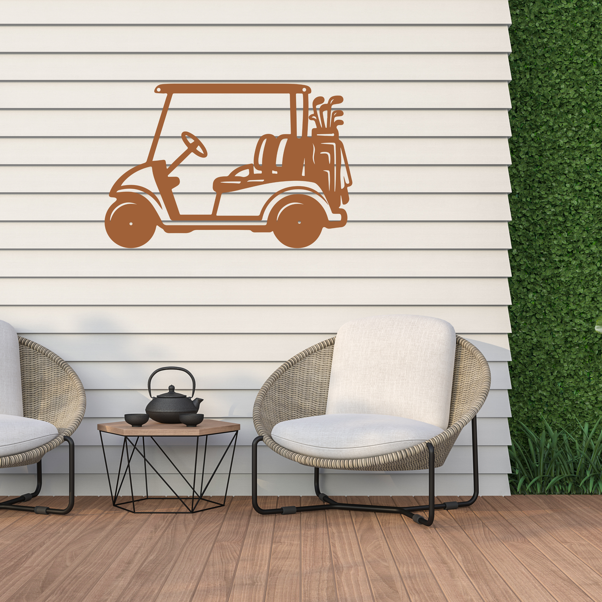 Golf Cart Parking Only Metal Sign