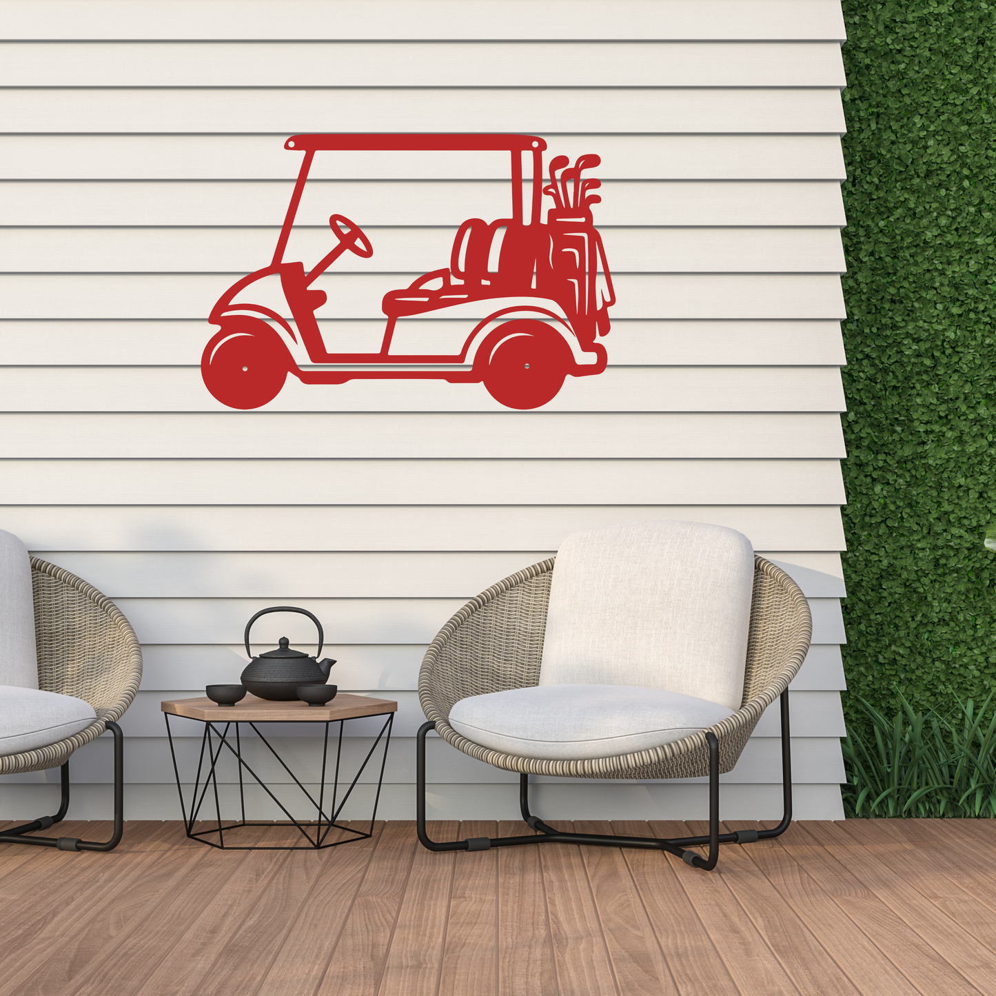 Golf Cart Parking Only Metal Sign