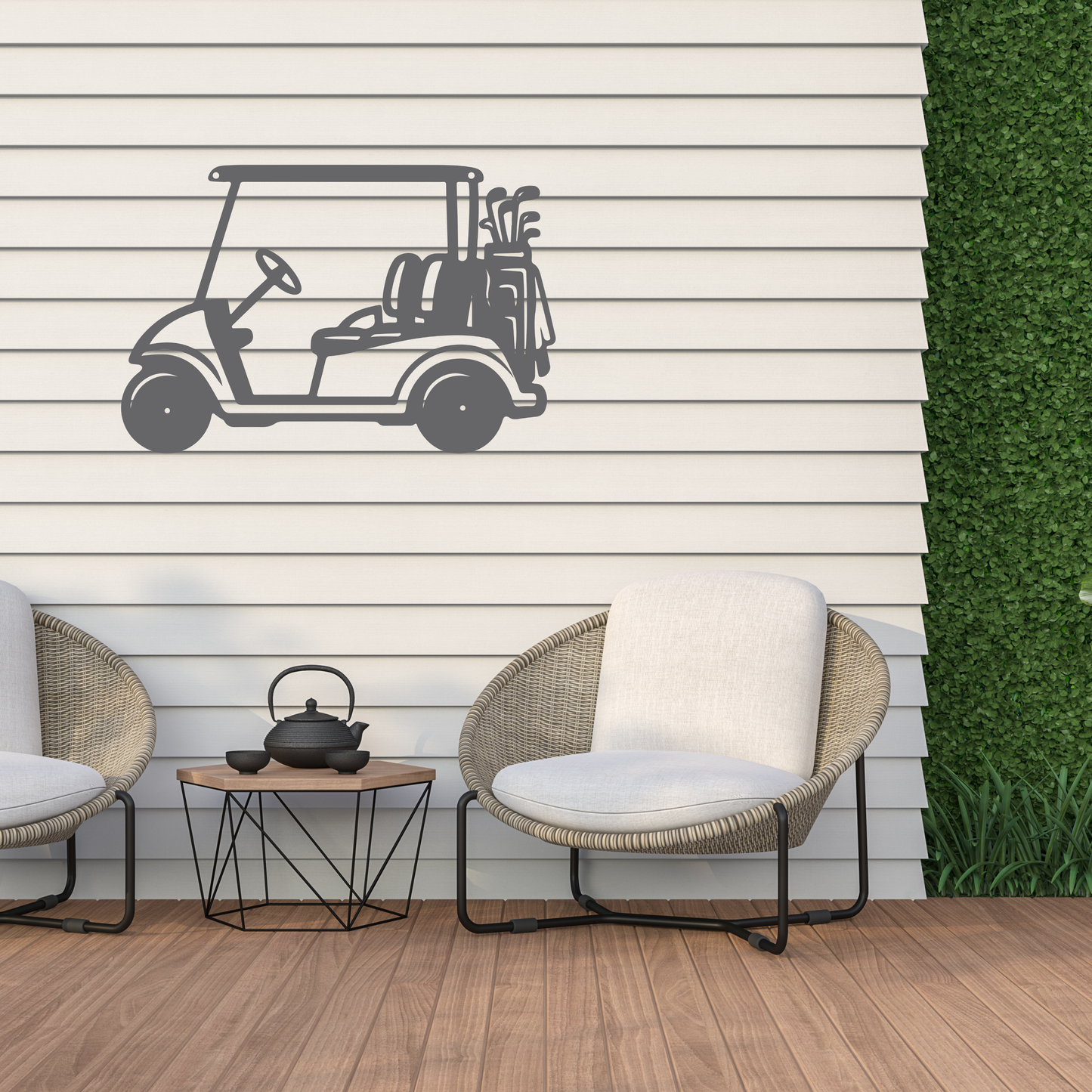 Golf Cart Parking Only Metal Sign