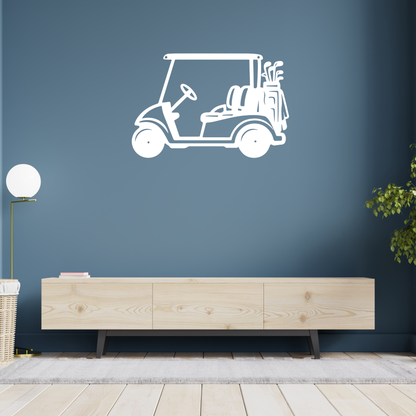 Golf Cart Parking Only Metal Sign