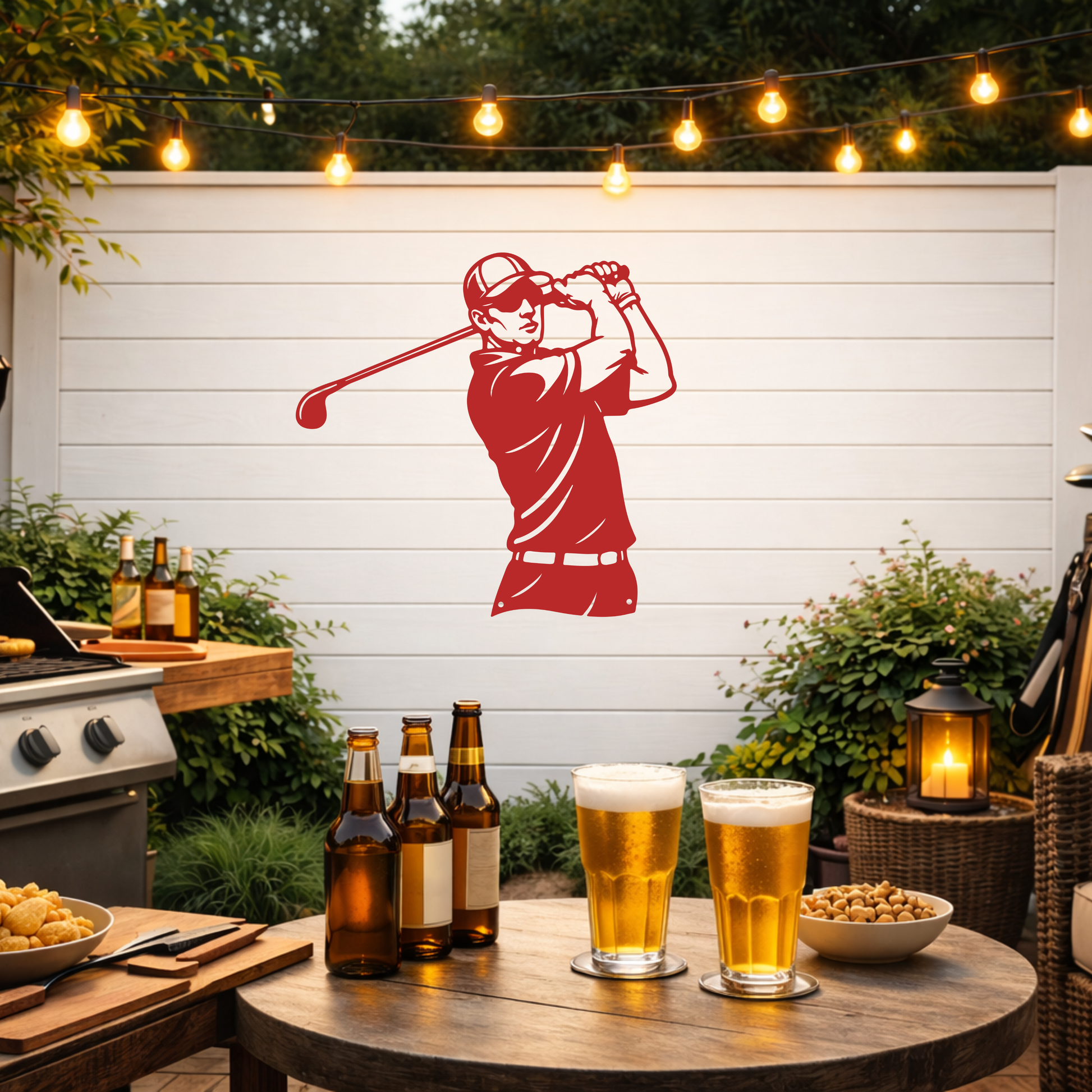 Golf Metal Wall Sign – Simple Golf Decor