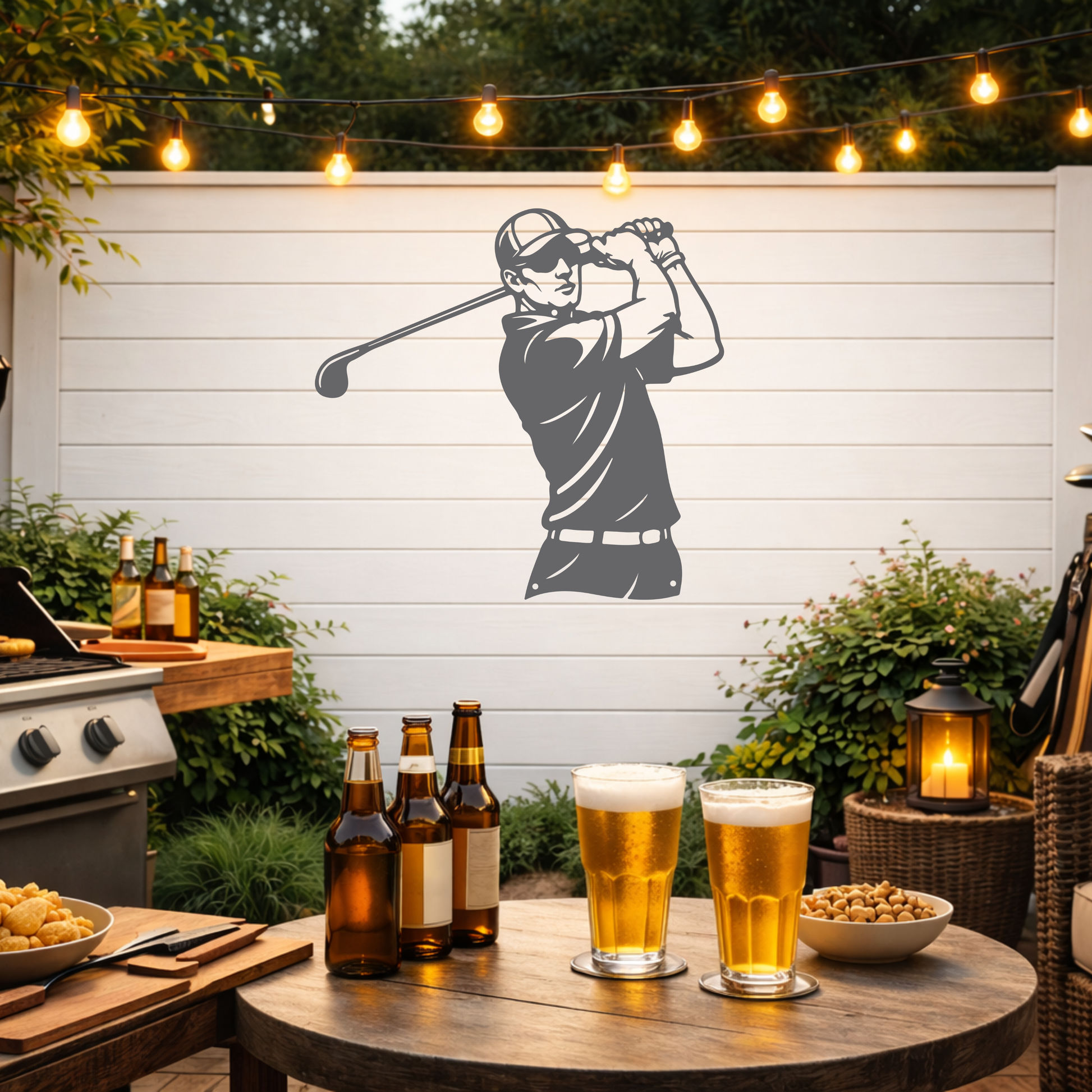 Golf Metal Wall Sign – Simple Golf Decor