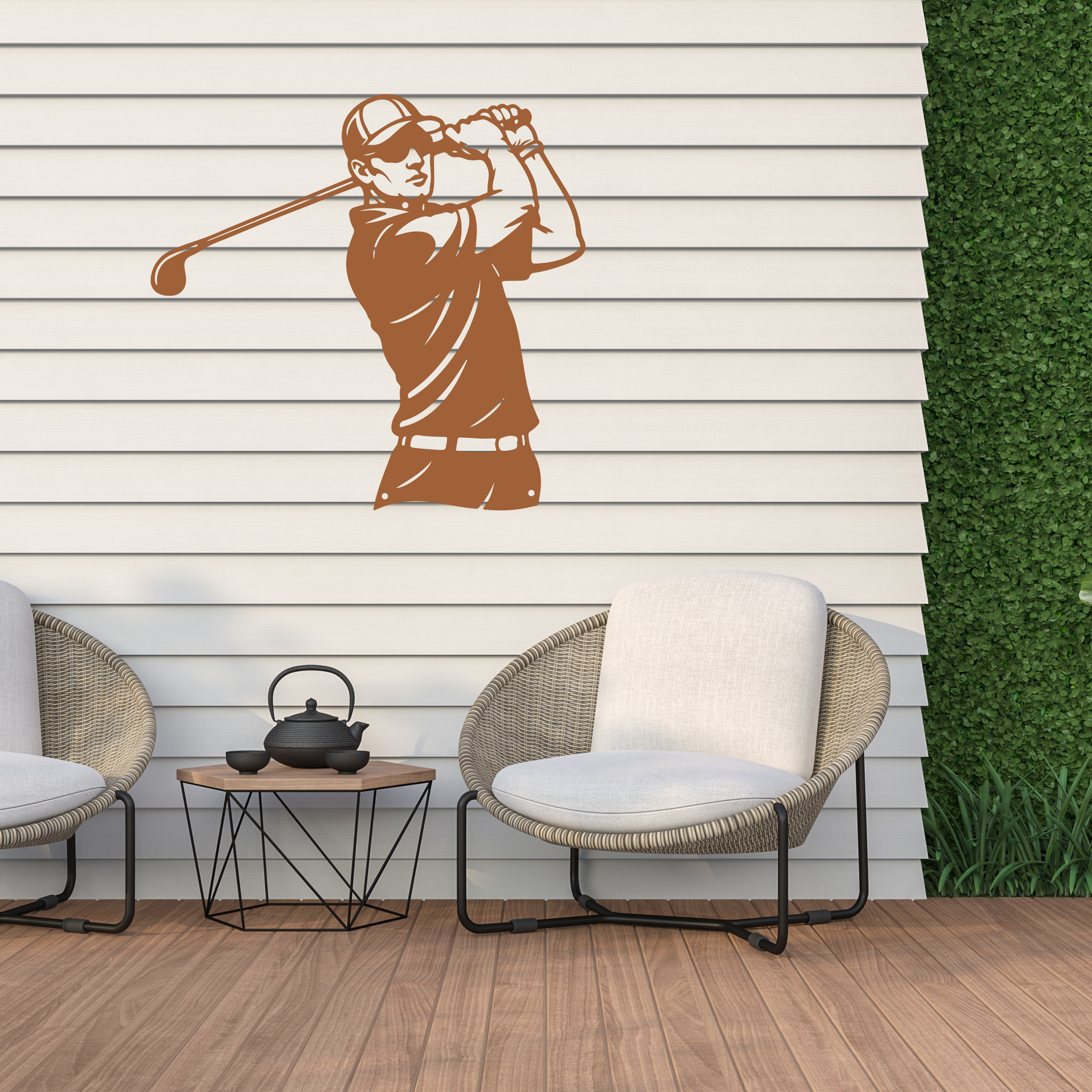 Golf Metal Wall Sign – Simple Golf Decor