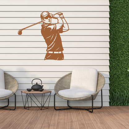 Golf Metal Wall Sign – Simple Golf Decor