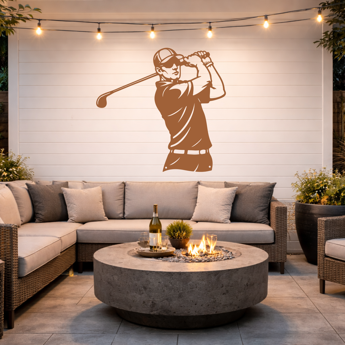 Golf Metal Wall Sign – Simple Golf Decor