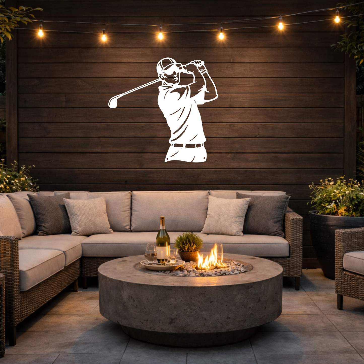 Golf Metal Wall Sign – Simple Golf Decor