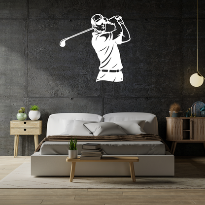 Golf Metal Wall Sign – Simple Golf Decor