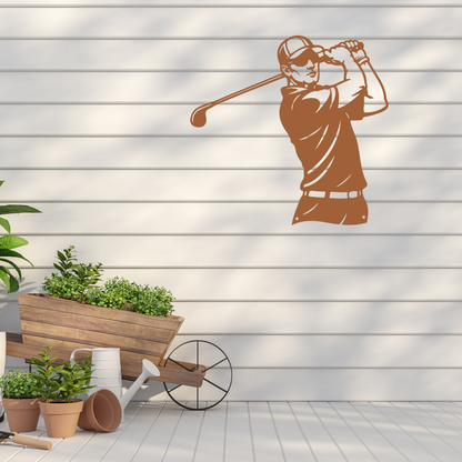 Golf Metal Wall Sign – Simple Golf Decor