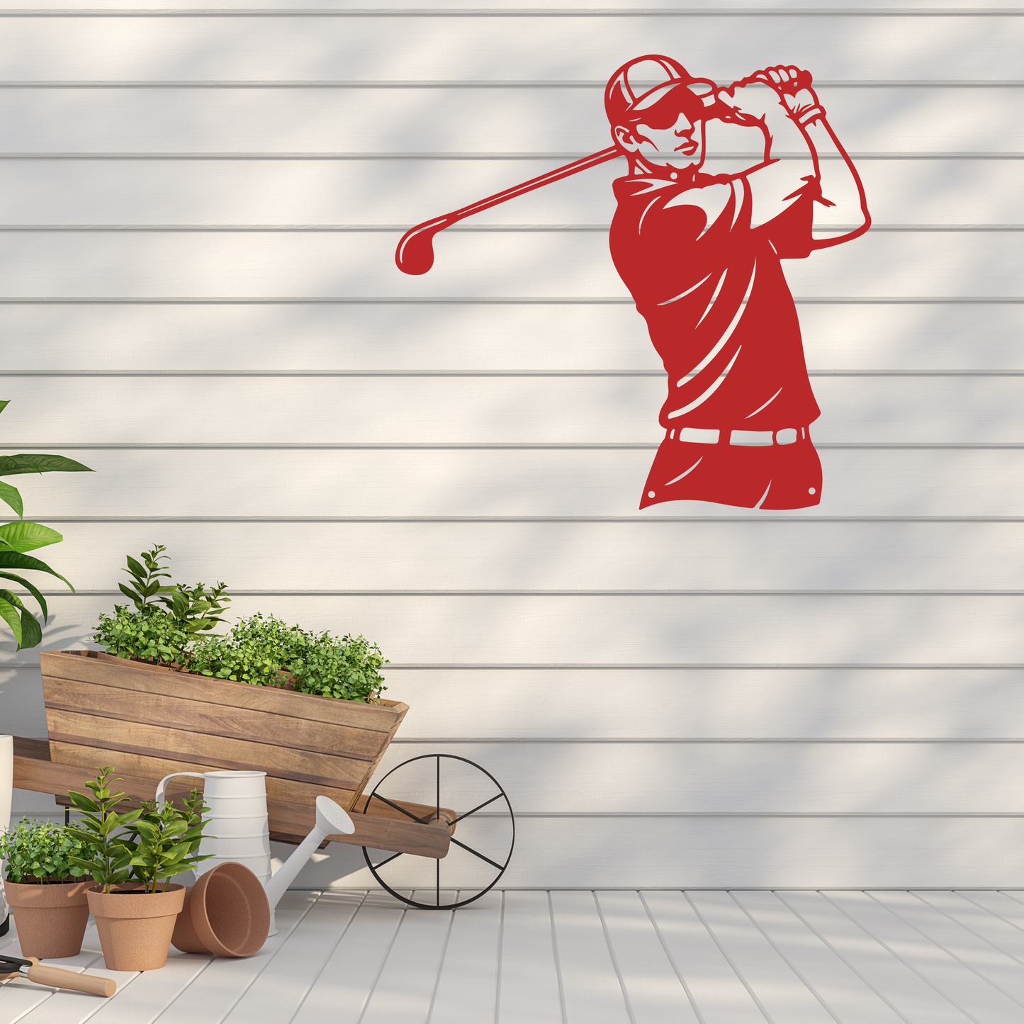 Golf Metal Wall Sign – Simple Golf Decor