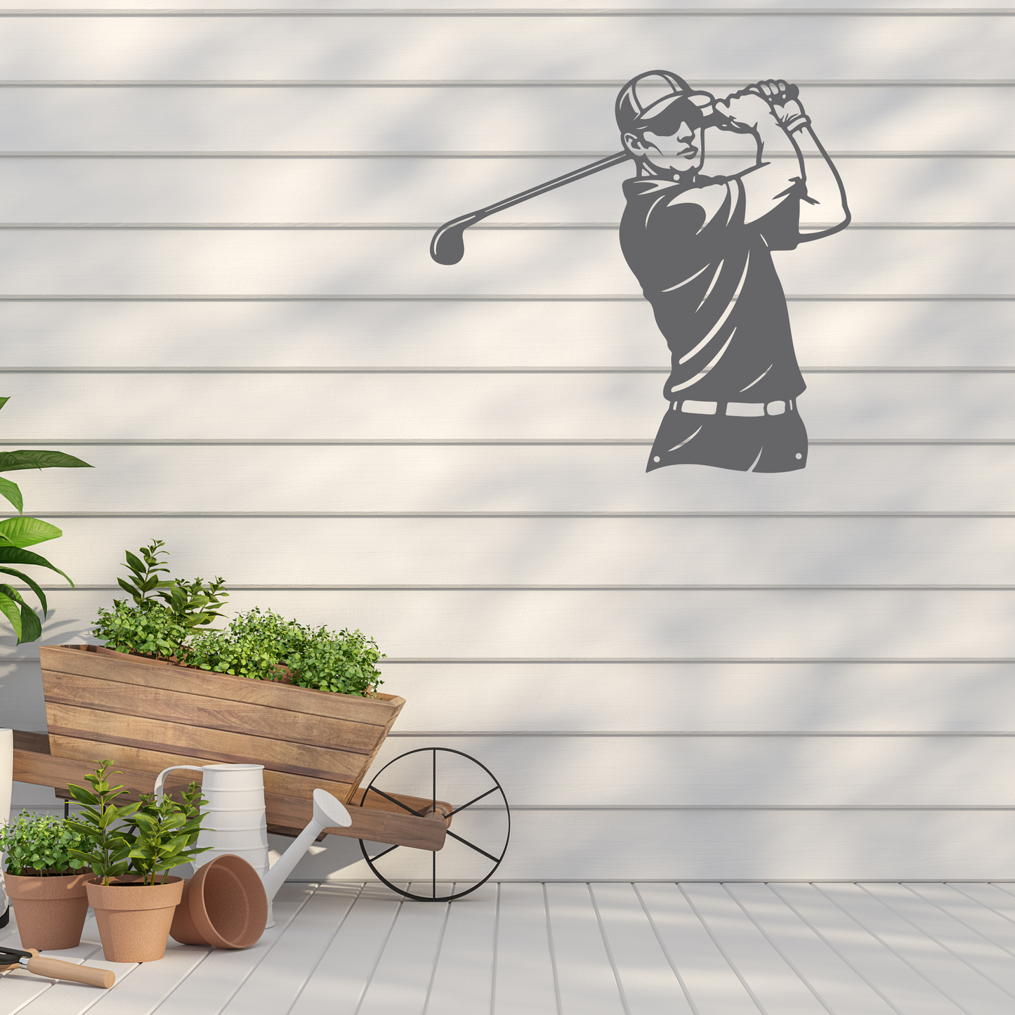 Golf Metal Wall Sign – Simple Golf Decor
