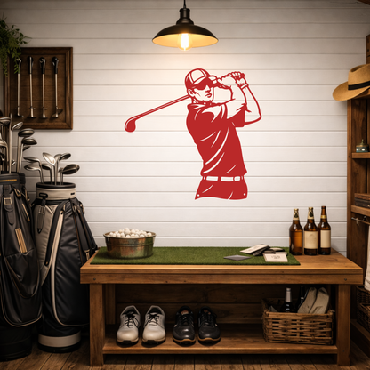 Golf Metal Wall Sign – Simple Golf Decor