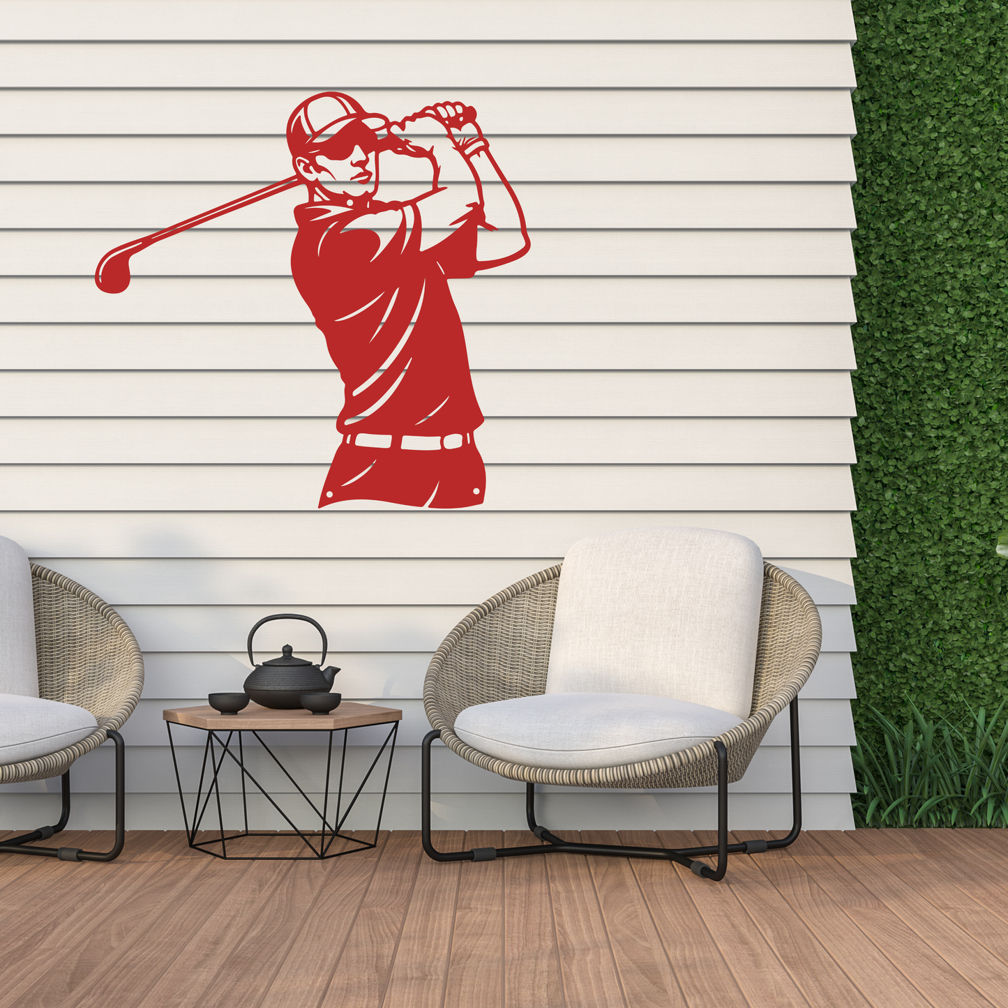 Golf Metal Wall Sign – Simple Golf Decor