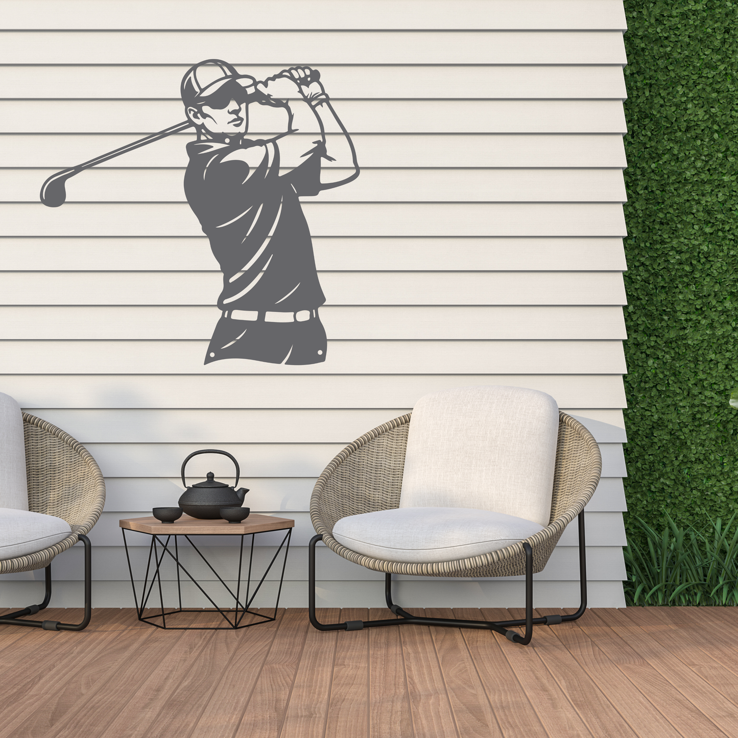 Golf Metal Wall Sign – Simple Golf Decor