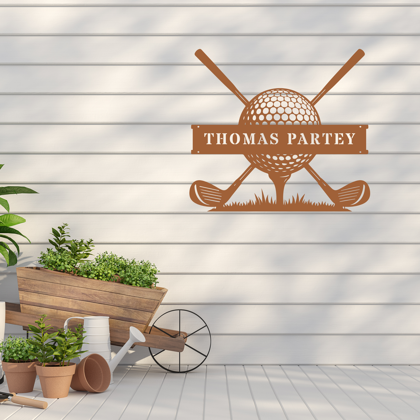 Personalised Golf Club Metal Sign