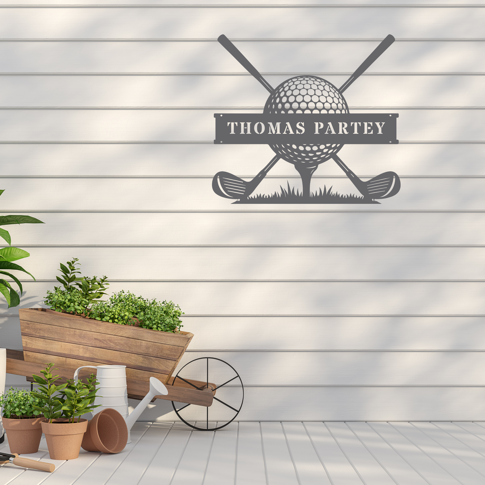 Personalised Golf Club Metal Sign