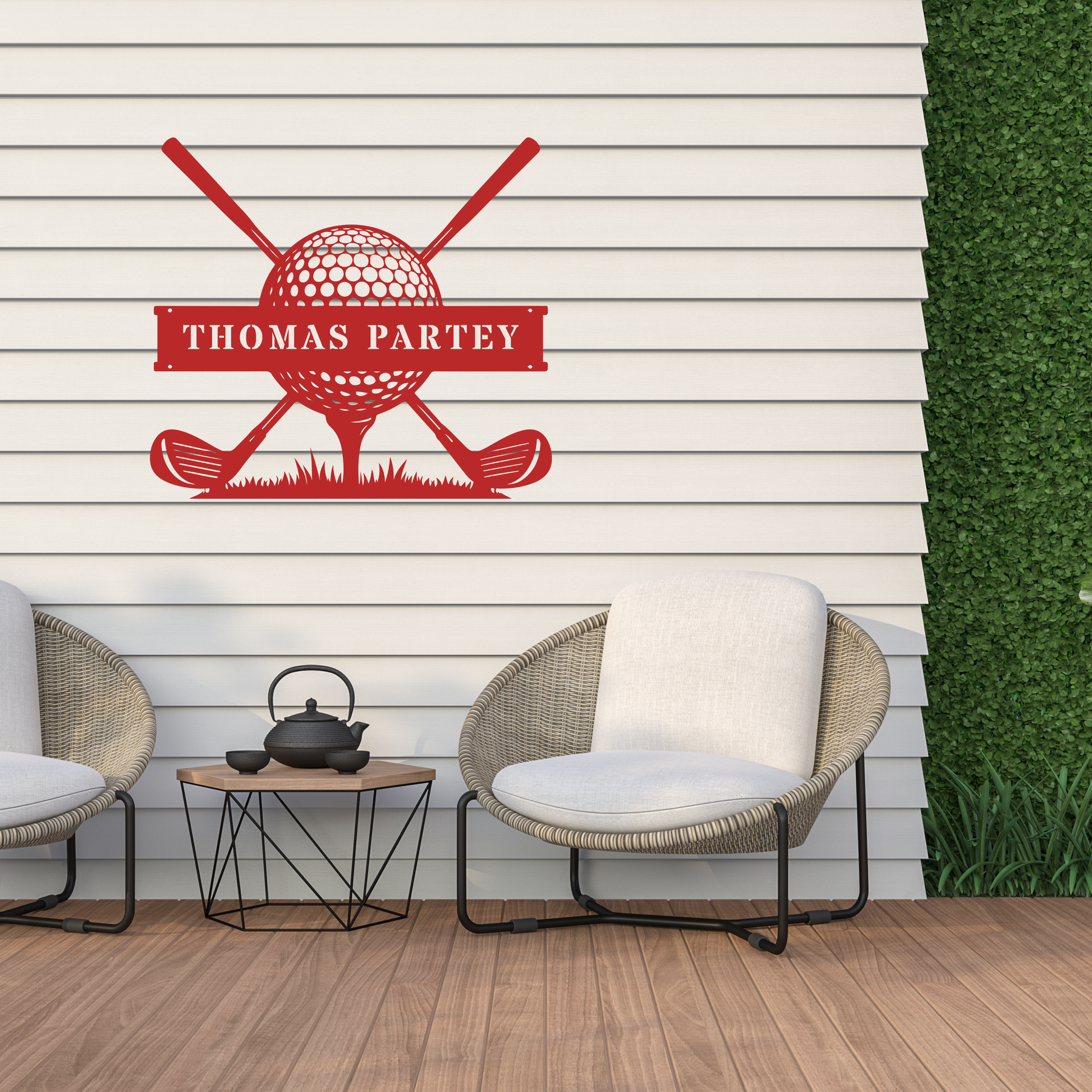 Personalised Golf Club Metal Sign
