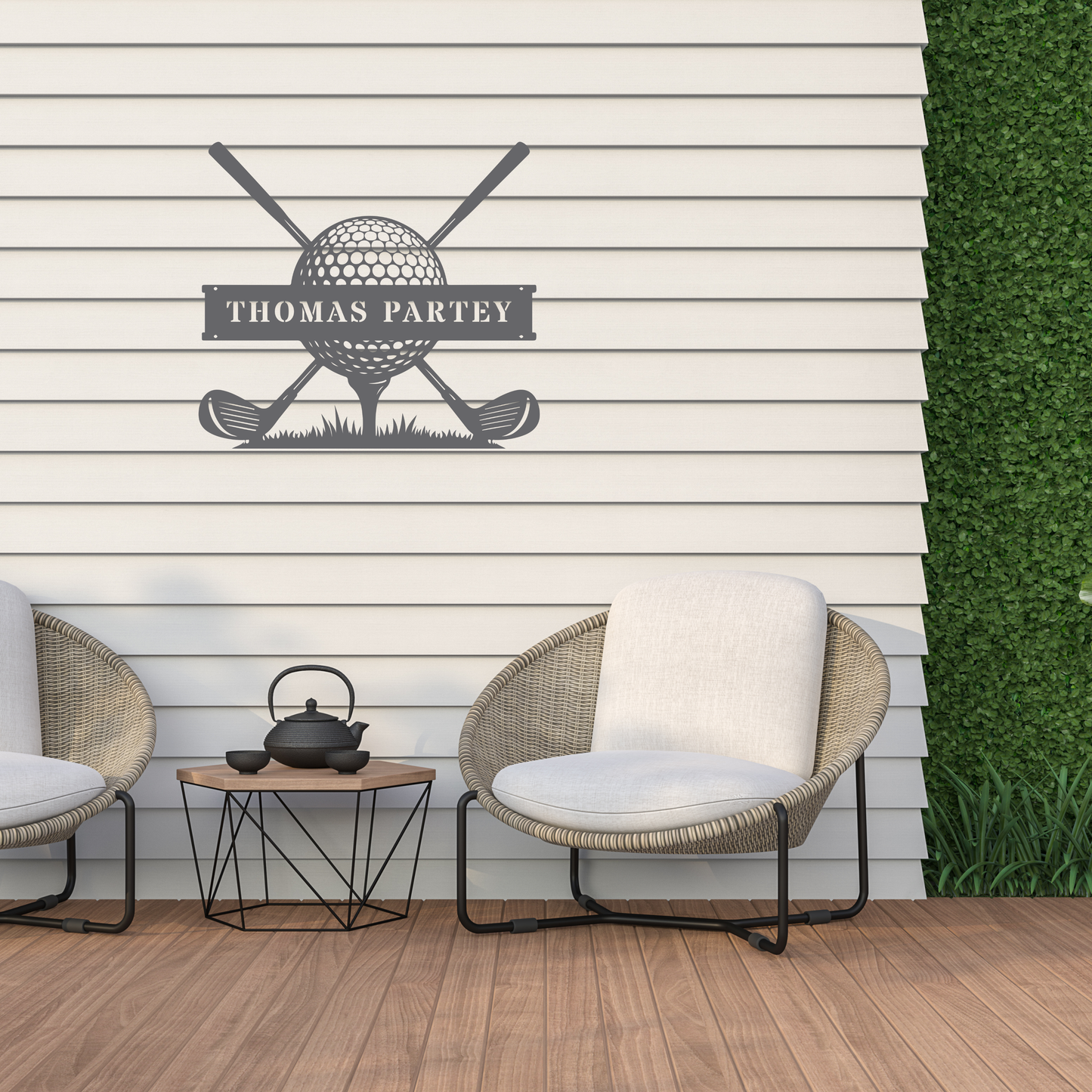 Personalised Golf Club Metal Sign