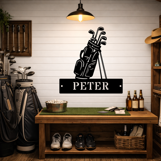 Personalised Golf Bag with Name