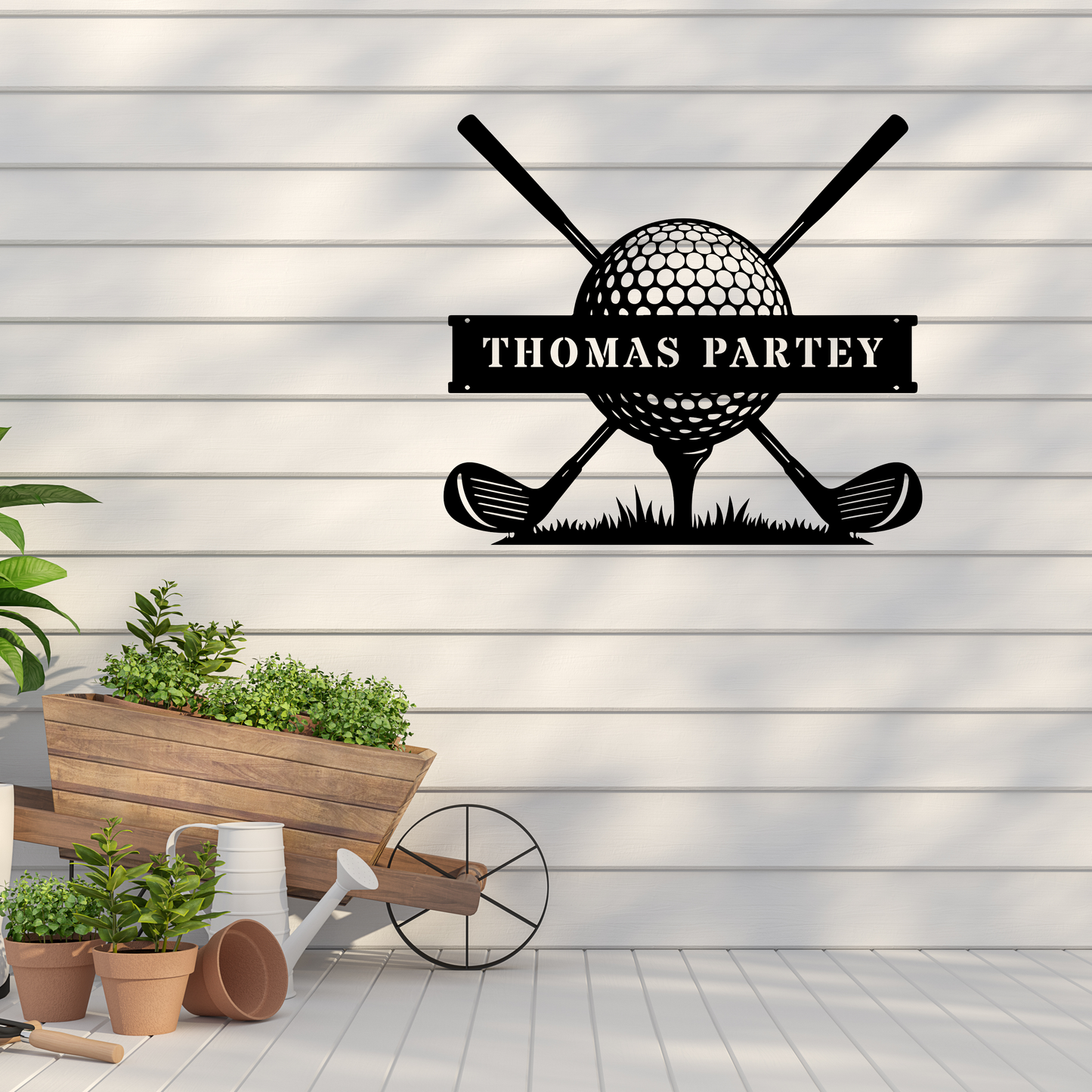 Personalised Golf Club Metal Sign