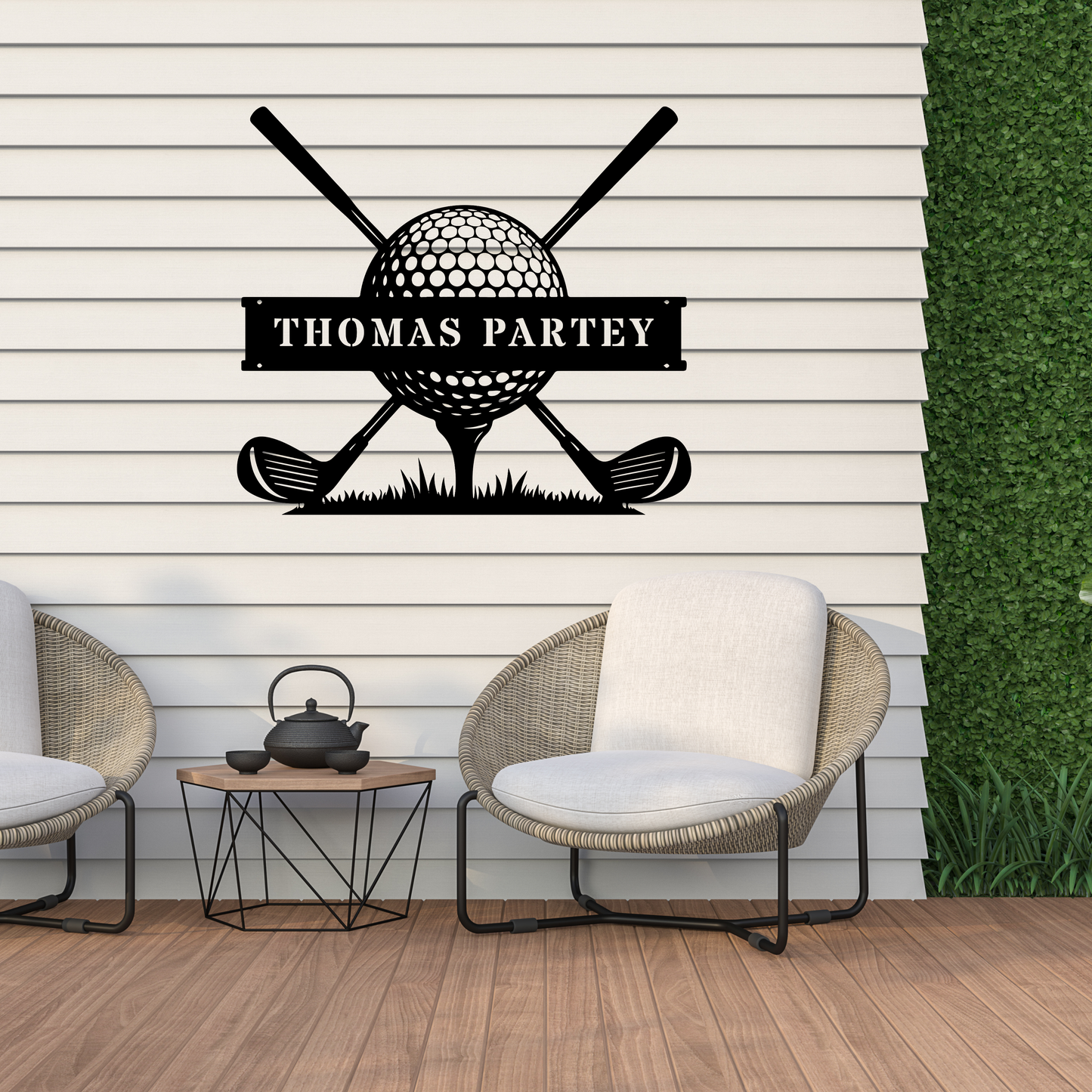 Personalised Golf Club Metal Sign