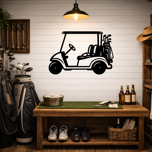 Golf Cart Parking Only Metal Sign