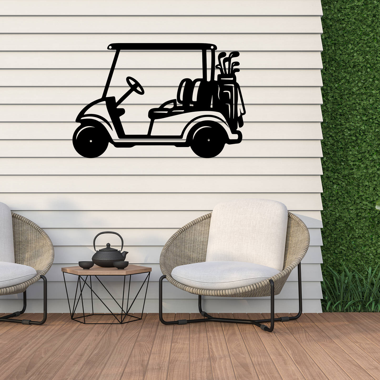 Golf Cart Parking Only Metal Sign