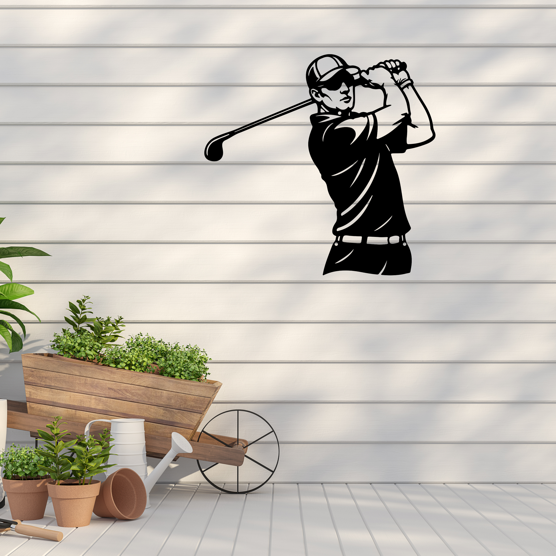 Golf Metal Wall Sign – Simple Golf Decor