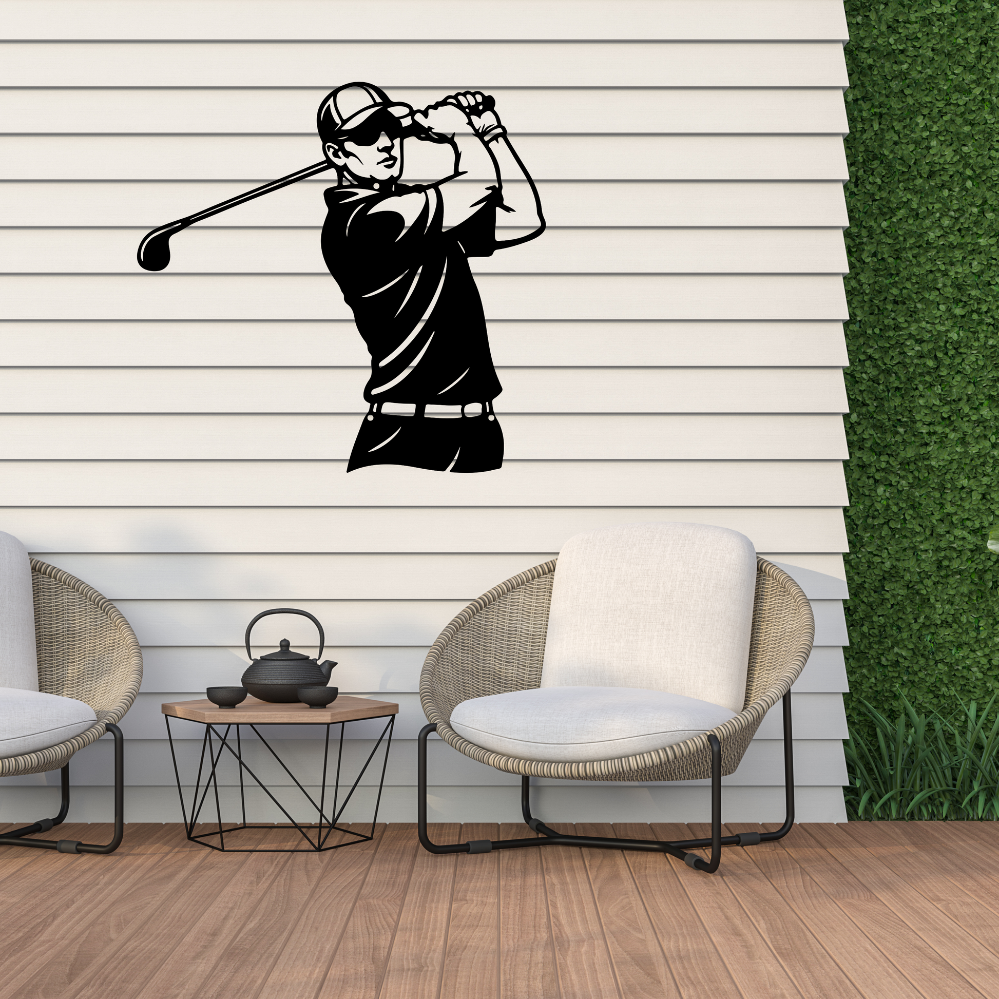 Golf Metal Wall Sign – Simple Golf Decor