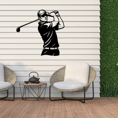 Golf Metal Wall Sign – Simple Golf Decor