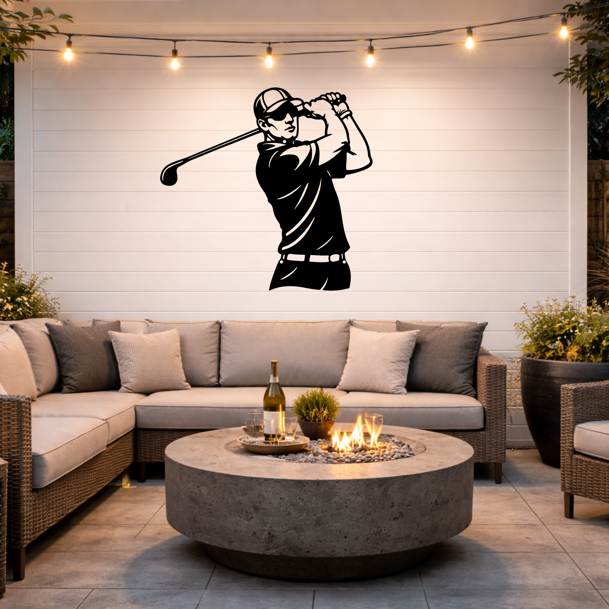 Golf Metal Wall Sign – Simple Golf Decor