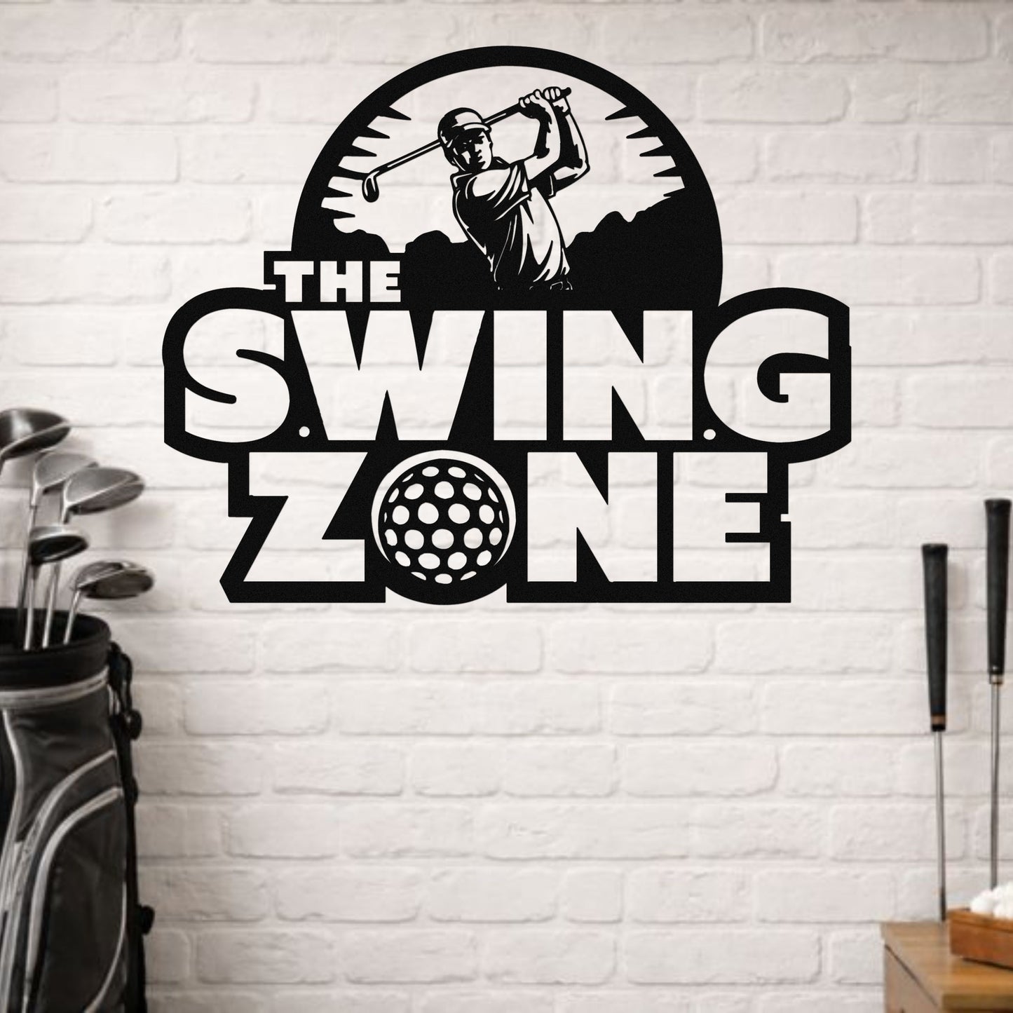The Swing Zone- Metal Wall sign for Swingers