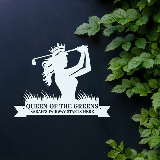 Sarah's Fairway-Personalized Metal sign