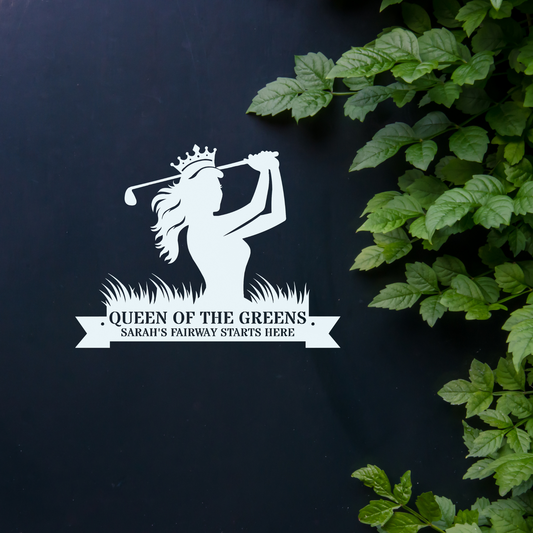 Sarah's Fairway-Personalized Metal sign