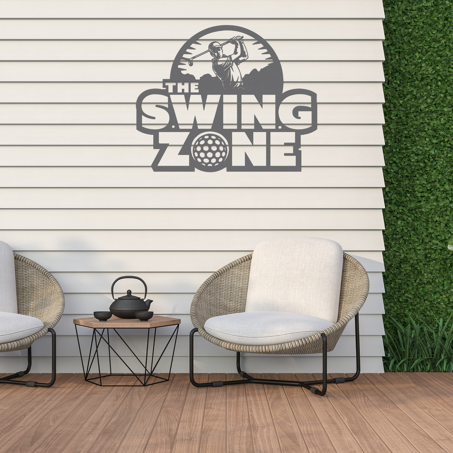 The Swing Zone- Metal Wall sign for Swingers